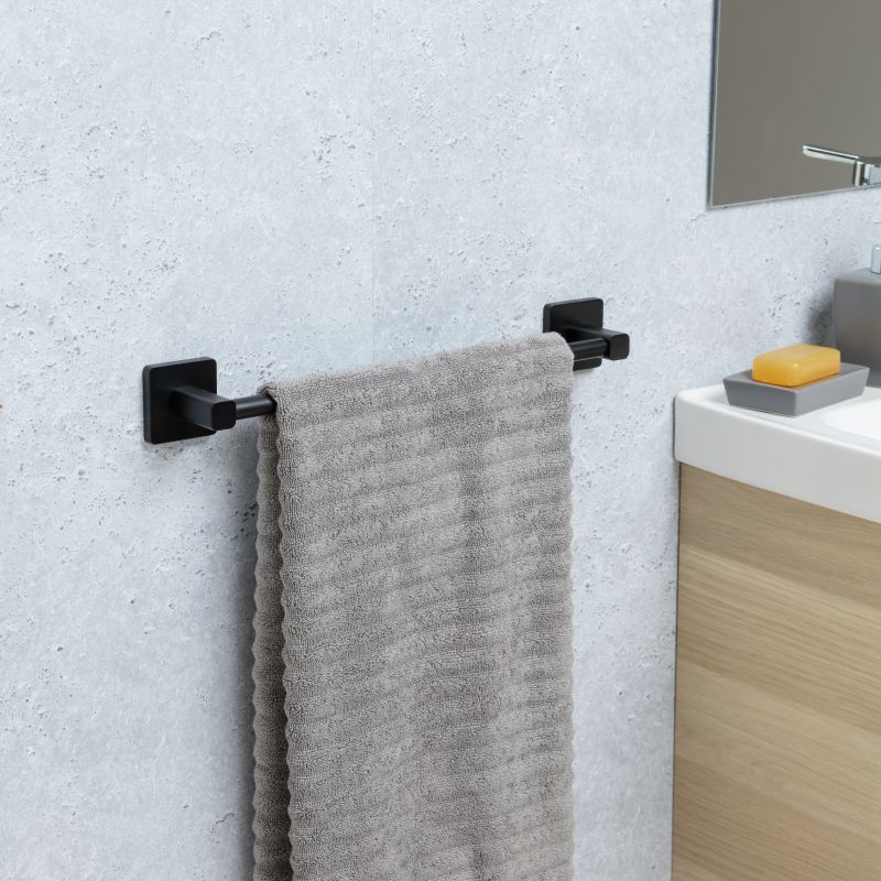 TATAY NERO TOWEL RAIL 45CM BLACK